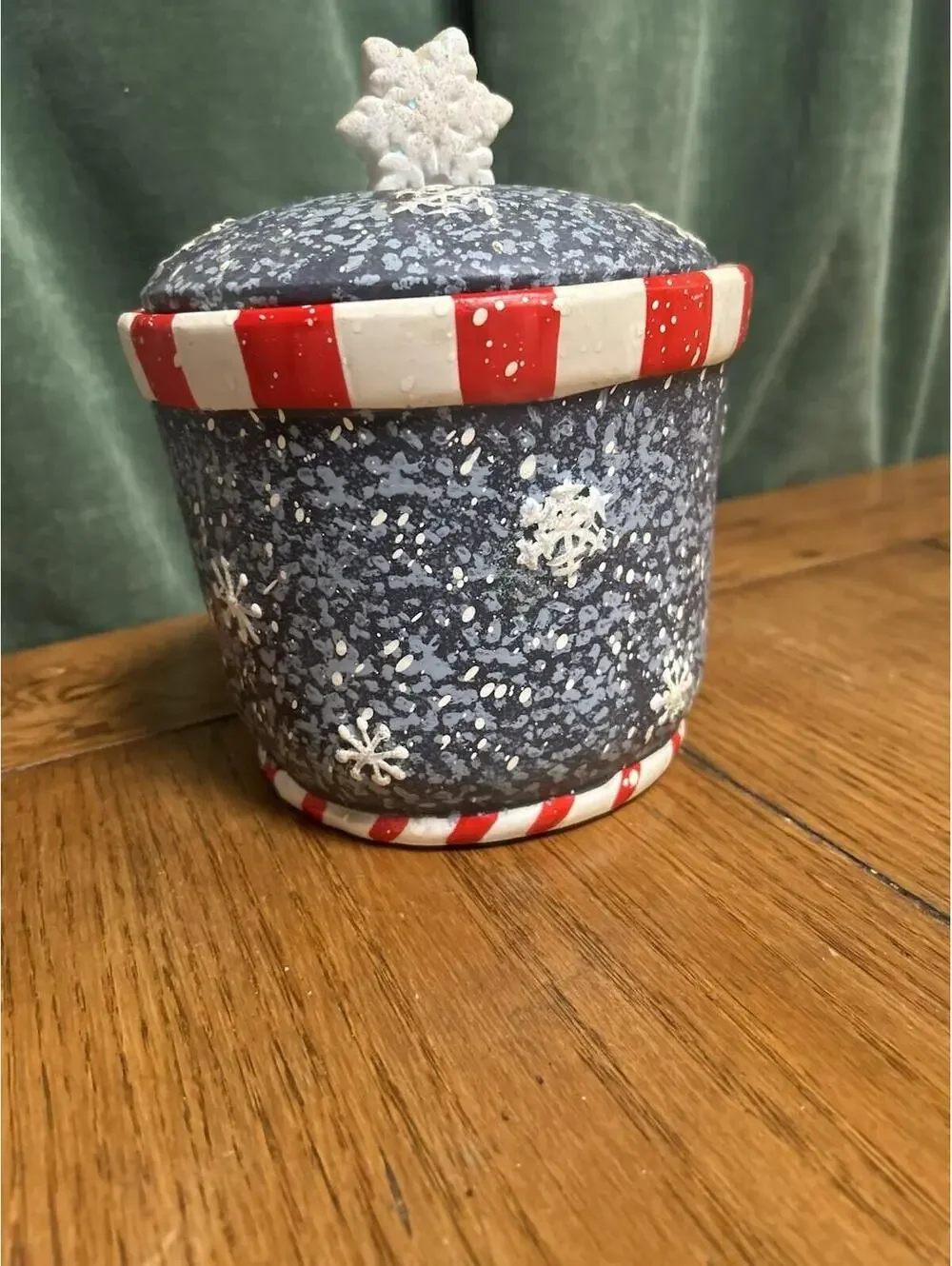 Vintage‎ Snowman Ceramic Cookie Jar